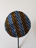 *Naturelle: African Print Red Blue Orange White Beret