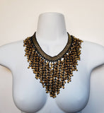 Ndlovukazi: Chandelier  beaded Necklace