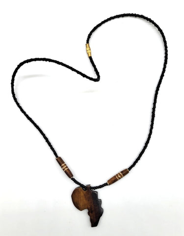 Asili African Map Necklace