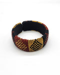 Thabiso III- Gold Brown and Black South African Beaded Bracelets