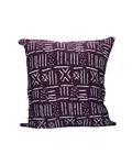 Kwadwo III: Purple Mud Cloth Print Cushion