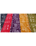 Kwadwo III: Purple Mud Cloth Print Cushion