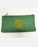 Jambo: Gree. Woven and Beaded Clutch Bag