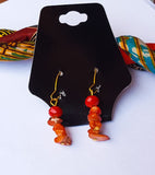 Tatenda: African Print Necklace and Earring Set