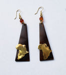 Afrika - Brass-plated Africa Earrings