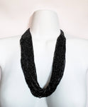 Bhekani: Black Beaded Necklace