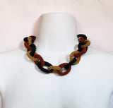 Nceba II: Beaded Chain Link Necklace