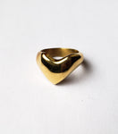 Rugare- Brass Heart Ring