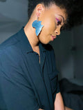 Seka- Textured Aluminum Africa Earrings